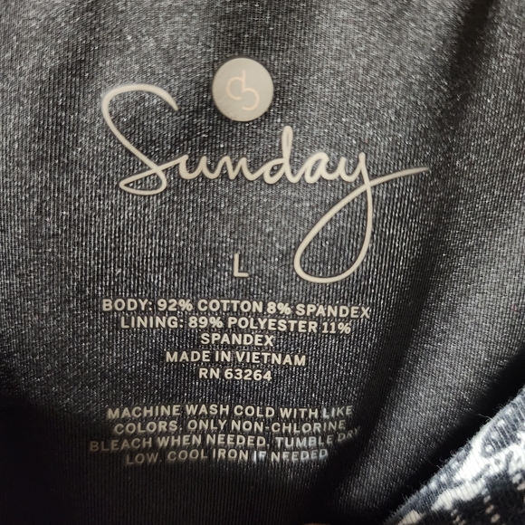 SUNDAY ATHLETIC LEGGINGS SIZE L - Picture 3 of 3